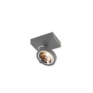 QAZQA, Design Strahler grau verstellbar 1-Licht inkl. LED - Go