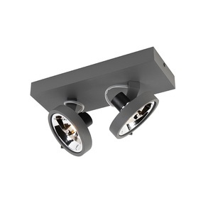 QAZQA, Design Strahler verstellbar 2-Licht inkl. LED - Go