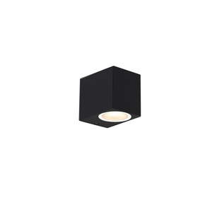 QAZQA, Set mit 2 modernen Wandleuchten schwarz IP44 - Baleno I, Set mit 2 modernen Wandleuchten schwarz IP44 - Baleno I