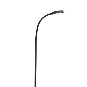 QAZQA, Moderne Stehlampe schwarz inkl. LED - Trax, Moderne Stehlampe schwarz inkl. LED - Trax