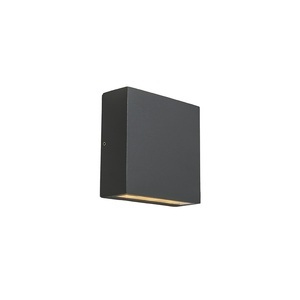 QAZQA, Außenwandleuchte dunkelgrau IP54 inkl. LED - Otan Outdoor 6