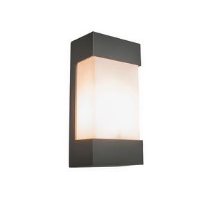 QAZQA, Wandleuchte Anthrazit IP54 - Tide