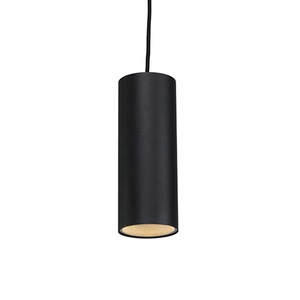 QAZQA, Design Hängelampe schwarz - Tubo