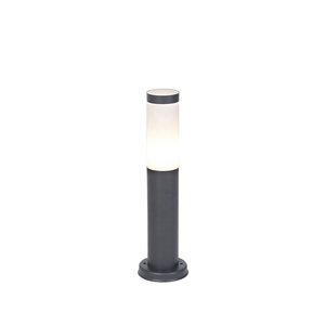 QAZQA, Außenlaterne anthrazit 45 cm IP44 - Rox, Außenlaterne anthrazit 45 cm IP44 - Rox