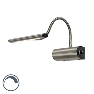 Trio Lighting, LED-Bilderleuchte Curtis m. Dimmer nickel matt