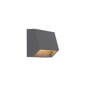 QAZQA, Moderne Außenwandleuchte dunkelgrau inkl. LED IP54 - Sandstone 1