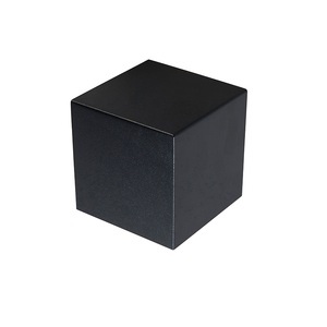 QAZQA, Moderne Wandleuchte schwarz - Cube