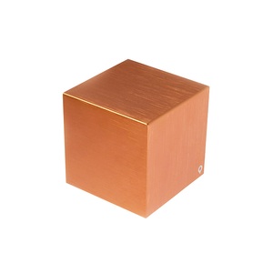 QAZQA, Moderne Wandleuchte Kupfer - Cube