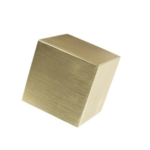QAZQA, Moderne Wandleuchte Gold - Cube, Moderne Wandleuchte Gold - Cube