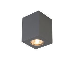 QAZQA, Design Spot Anthrazit - Quba 2