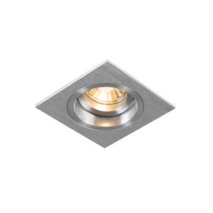QAZQA, Einbauspot eckig Aluminium dreh- und neigbar - Chuck