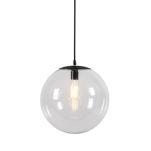 QAZQA, Moderne Hängelampe transparent 35 cm - Pallon