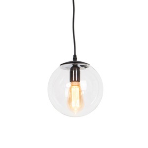 QAZQA, Moderne Hängelampe transparent 20 cm - Pallon, Moderne Hängelampe transparent 20 cm - Pallon