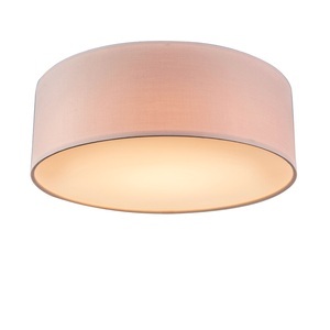 QAZQA, Deckenleuchte pink 30 cm inkl. LED - Drum LED, Deckenleuchte pink 30 cm inkl. LED - Drum LED