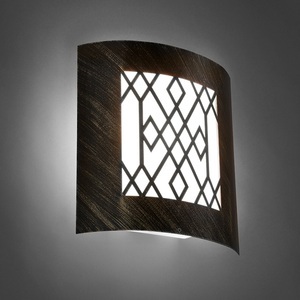 QAZQA, Moderne Außenwandleuchte rostbraun IP44 - Emmerald Classic, Moderne Außenwandleuchte rostbraun IP44 - Emmerald Classic