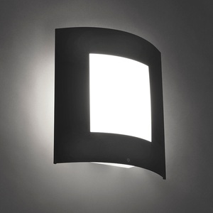QAZQA, Außenwandleuchte anthrazit IP44 - Emmerald 1