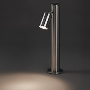 QAZQA, Moderne Außenleuchte Stahl 45 cm verstellbar - Solo, Moderne Außenleuchte Stahl 45 cm verstellbar - Solo
