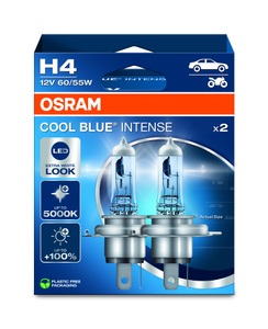 Osram Auto, Osram Auto 64193CBN-HCB Halogen Leuchtmittel COOL BLUE® INTENSE H4 12 V, OSRAM, Ersatzleuchtmittel, COOL BLUE INTENSE Duobox H4/12V/60/55W/P43t, AUTO & BIKE, 64193CBN-HCB