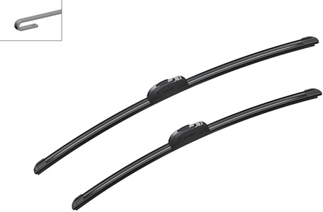 BOSCH - (Automotive Aftermarket), BOSCH - Wischblatt, BOSCH, Scheibenwischblätter, Wischblatt Aerotwin Paar 600/530mm, AUTO & BIKE, 3 397 118 996 AR801S