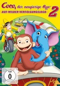 undefined, Coco, der neugierige Affe 2 - Auf wilder Verfolgungsjagd, 1 DVD, Coco, der neugierige Affe 2 - Auf wilder Verfolgun (DE)