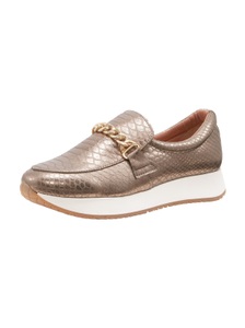 undefined, Slipper in khaki-metallic von heine, 