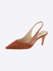undefined, Slingpumps in rostrot von heine, heine Slingpumps