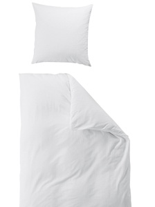 undefined, Bettwäsche in weiß von Bierbaum, BIERBAUM Bettwäsche »Chic Uni«, Schickes Unidesign: Modern und elegant für jedes Schlafzimmer