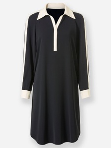 undefined, Hemdblusenkleid in schwarz von heine, 