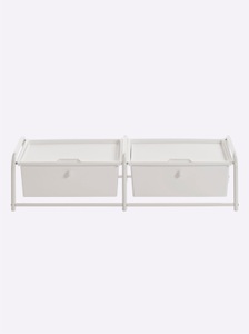 undefined, Unterbett-Kommode in weiss von heine home, heine home Aufbewahrungsbox