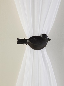 undefined, Raffhalter in schwarz von heine home, heine home Raffhalter