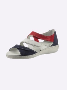 undefined, Sandale in marine-weiss von airsoft comfort+, Classic Basics Sandale