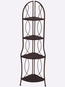 undefined, Eckregal in braun von heine home, heine home Eckregal