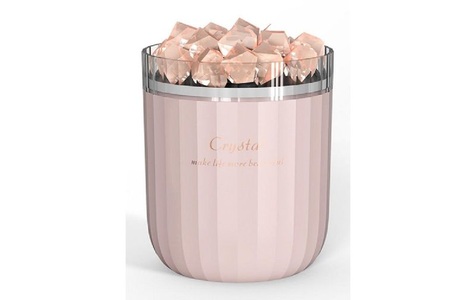 undefined, Luftbefeuchter »Linuo Mini-Luftbefeuchter Salt Rock«, 0,3 l Wassertank, Linuo Ultraschall-Luftbefeuchter Salt Rock Pink