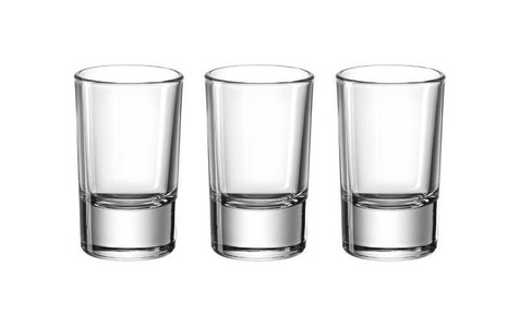 Montana, Montana Schnapsglas Basic 40 ml, 3, Montana Schnapsglas Basic 40 ml, 3 Stück, Transparent 
