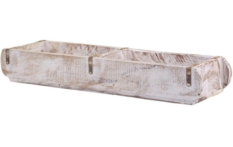 undefined, Holzkiste »Antique Aufbewahrung alte Backsteinform«, Chic Living Holzkiste »AufbewahrungalteBacksteinform«