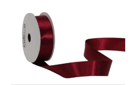 SPYK, SPYK Satinband Cubino 2082.1557 16mmx5m bordeaux, SPYK Satinband Cubino 2082.1557 16mmx5m bordeaux