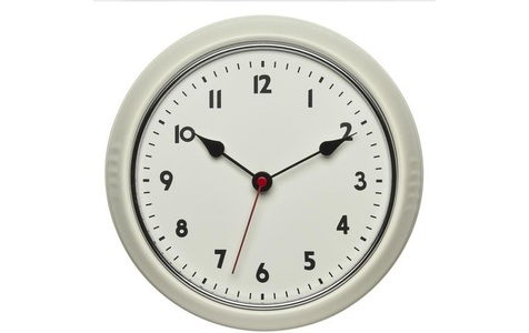 TFA Dostmann, TFA Dostmann 60.3541.09 Funk Wanduhr 240 mm x 68 mm x 240 mm Beige, TFA Dostmann Funk-Wanduhr Retro Beige, Ø 24 cm