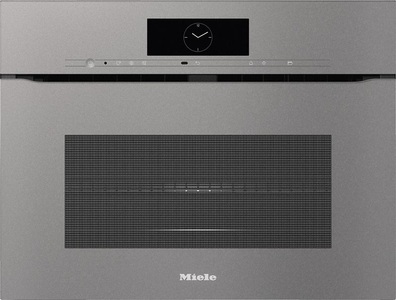 Miele Deutschland, Miele Griffloser Kompakt-Backofen mit Mikrowelle im perfekt kombinierbaren Design mit Automatikprogrammen und Speisenthermometer. H 7840 BMX, 