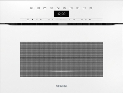 Miele Deutschland, Miele Griffloser Kompakt-Backofen mit Mikrowelle im perfekt kombinierbaren Design mit Automatikprogrammen u. Kombi-Betriebsarten. H 7440 BMX, 