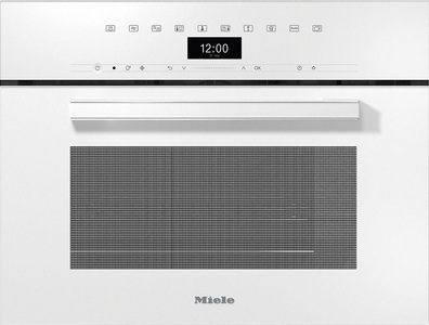 Miele Deutschland, Miele Dampfgarer mit Mikrowelle für gesundes Kochen und schnelles Erwärmen mit Vernetzung. DGM 7440, 