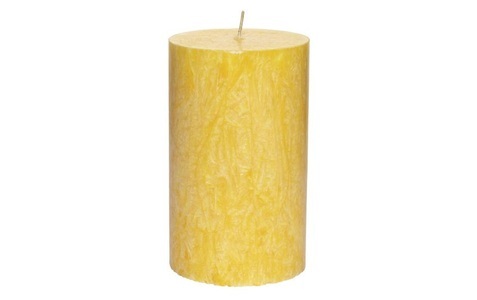 Herzog Kerzen AG, Herzog Kerzen AG Herzog Kerzen AG Stumpenkerze, Herzog Kerzen AG Stumpenkerze Kristallo Alto 10 cm Gelb