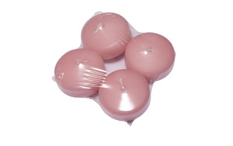 Herzog Kerzen AG, Herzog Kerzen AG Herzog Kerzen AG Schwimmkerze, Herzog Kerzen AG Schwimmkerze Ø 5 cm Linsen, Rosa