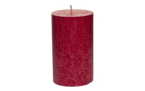 Herzog Kerzen AG, Herzog Kerzen AG Herzog Kerzen AG Stumpenkerze, Herzog Kerzen AG Stumpenkerze Kristallo Alto 10 cm Rubin