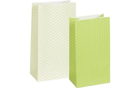 Heyda, Heyda Papiertüte 12 Stück Grün, Heyda Papiertüte 12 Stück Grün