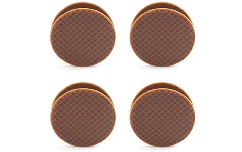 Kikkerland, Kikkerland Verschlussclips Waffel 6 Stück, Dunkelbraun, Kikkerland Verschlussclips Waffel 6 Stück, Dunkelbraun