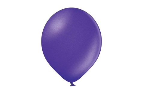 Belbal, Belbal Luftballon Metallic Violett, Ø 30 cm, 50 Stück, 