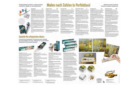undefined, Goldener Oktober (Tript.), Schipper Malen nach Zahlen »Goldfarbenener«