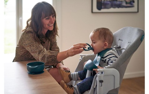 BABYMOOV, babymoov Geschirrset FIRST'ISY Dog aus Silikon, BABYMOOV Geschirr-Set »Firstisy«, (3 tlg.)