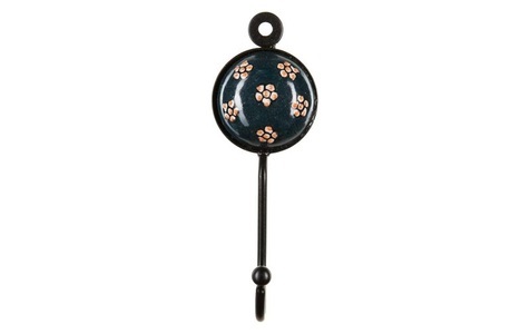 Tranquillo, Tranquillo - Wandhaken handbemalt Schwarz, Tranquillo Wandhaken handbemalt Schwarz