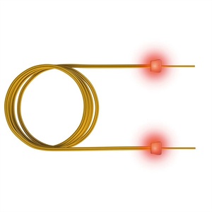 saCon, saCon LWL-LED-Patchkabel duplex 9/125µm OS2, LC/LC, gelb, 10 m, saCon LWL-LED-Patchkabel duplex 9/125µm OS2, LC/LC, gelb, 10 m